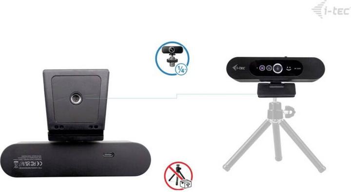 Produktbild i-tec SOLOMON WH200 2K Webcam with Windows Hello (4 Mpx)