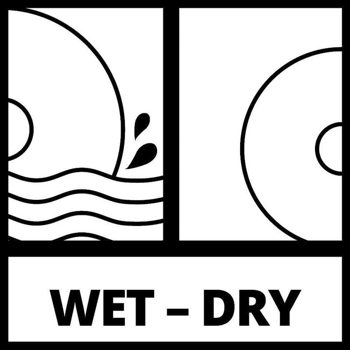 Image du produit Einhell Ponceuse à eau et à sec TC-WD 200/150 (Broyeur à sec, Ponceuse humide, 250 W)