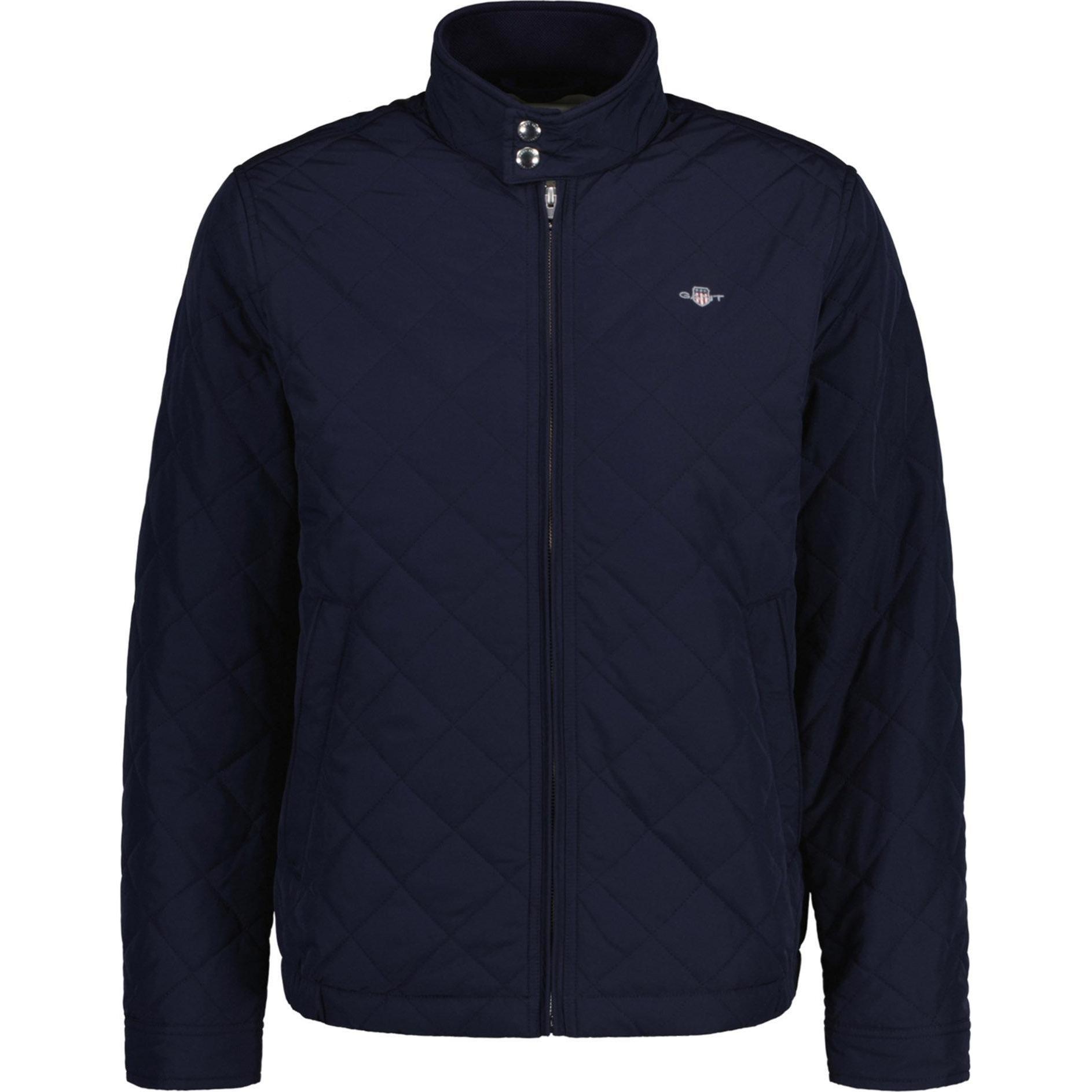 GANT, Herren, Jacke, Quilted Windcheater (XXL), Blau, XXL
