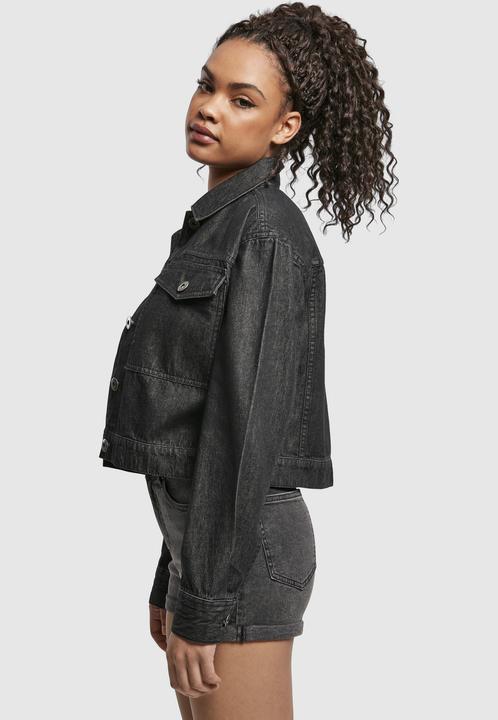 Actual product image Urban Classics Ladies Short Oversized Denim Jacket (L)