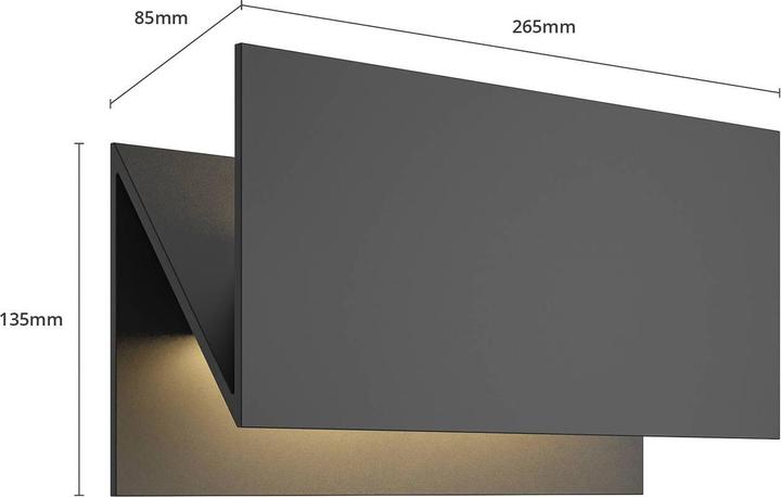 Actual product image Lucande Meja (567 lm, IP54)