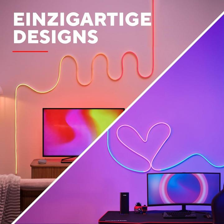 Produktbild Trust GXT904 VYBZ RGBIC 5M LED NEON L (Mehrfarbig, RGBIC, 500 cm, Indoor)