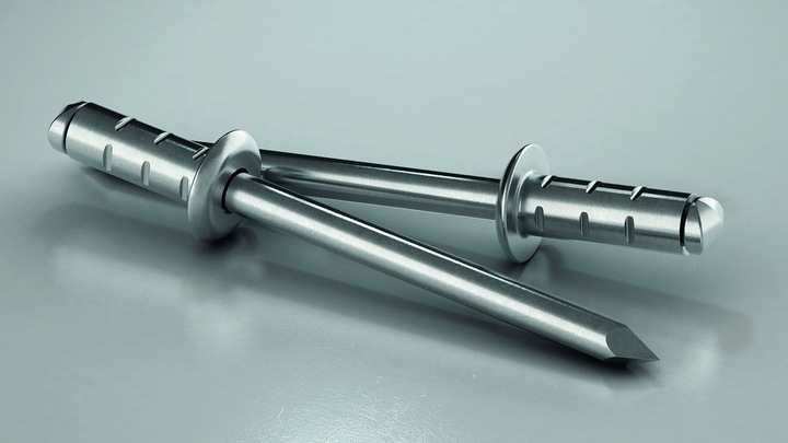 Actual product image Gesipa Blind rivet PolyGrip® Rivet shank d x l 4.8 x 15 mm aluminium / stainless steel 500 pieces