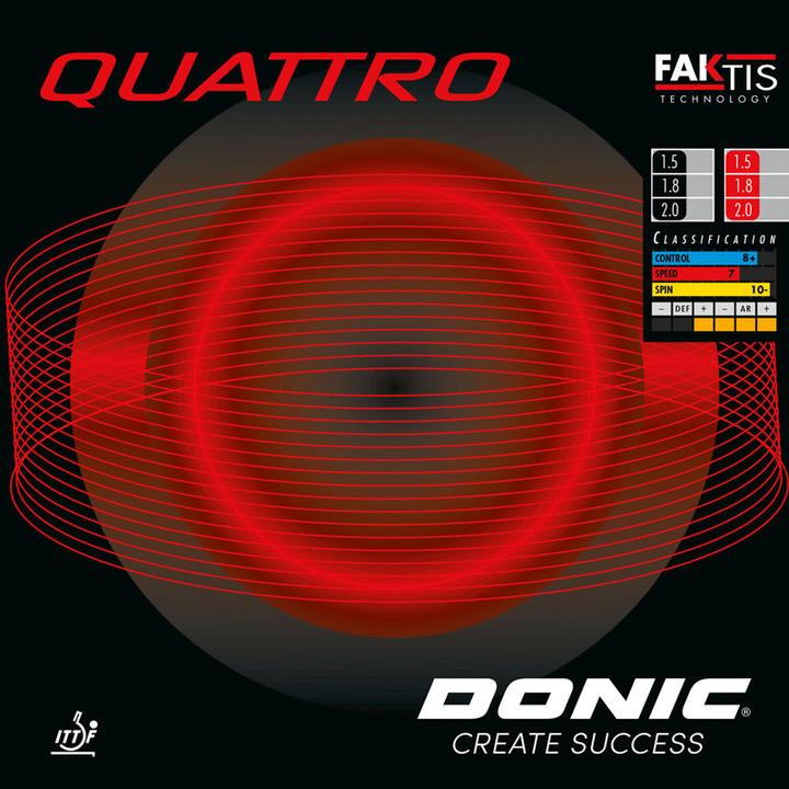 Actual product image Donic quattro (2 mm)