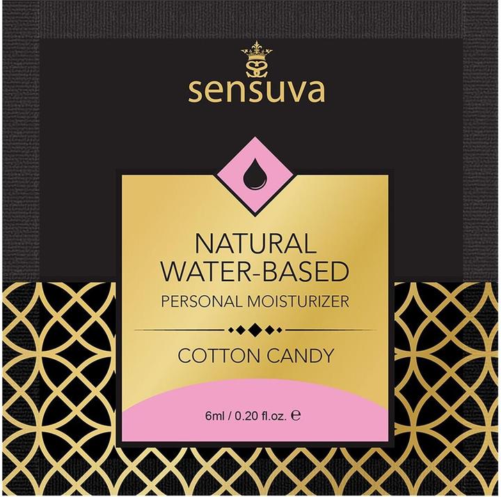 Actual product image Sensuva natural water-based personal lubricant cotton candy 6 ml (6 ml)