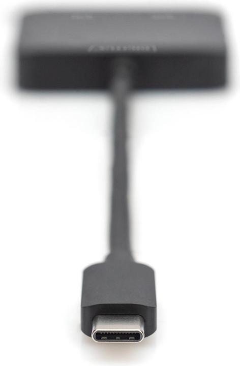 Actual product image Digitus 2-Port-Video-Hub USB-C->2x Displayport (USB-C, 5.51 cm)