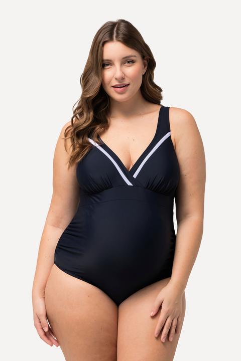 Image du produit Ulla Popken Bellieva-Badeanzug, Umstandsmode, Softcups, Neckholder (56)