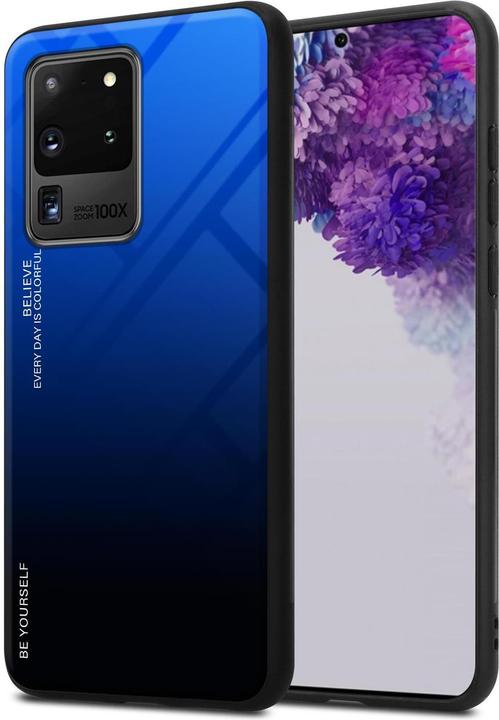 Actual product image Cadorabo TPU 2 colors glass cover (Samsung Galaxy S20 Ultra)