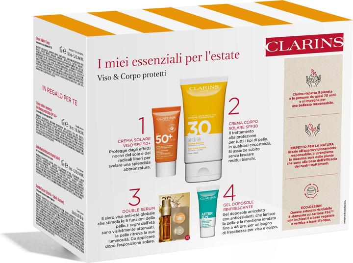 Actual product image Clarins Routine Solare Corpo (Suntan cream, SPF 50, 150 ml)