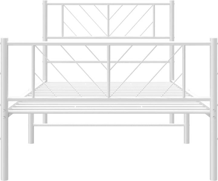 Produktbild vidaXL Metall Bettgestell (107 x 203 cm)
