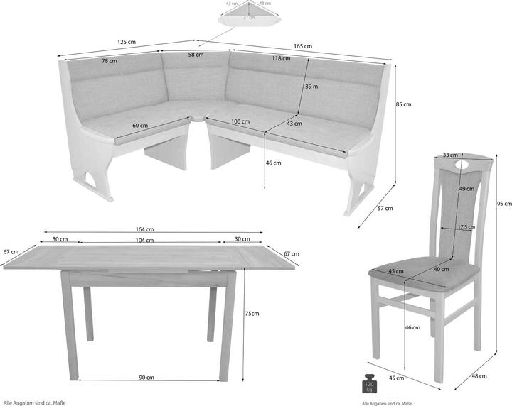 Actual product image Möbel Direkt Online Carmen (104 cm)