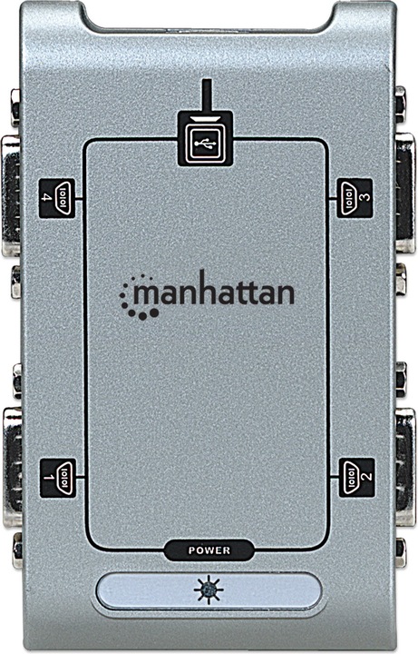 Actual product image Manhattan USB to Serial Converter (0.45 m)