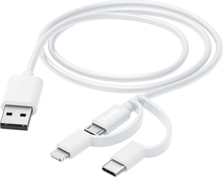 Actual product image Hama 3 in 1 Multi-Ladekabel (1 m, USB 2.0)