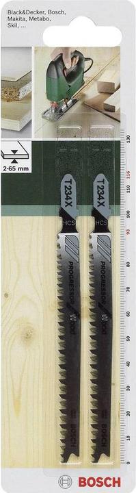 Produktbild Bosch Zubehör Stichsägeblatt HCS, T 234 X Progressor for Wood
