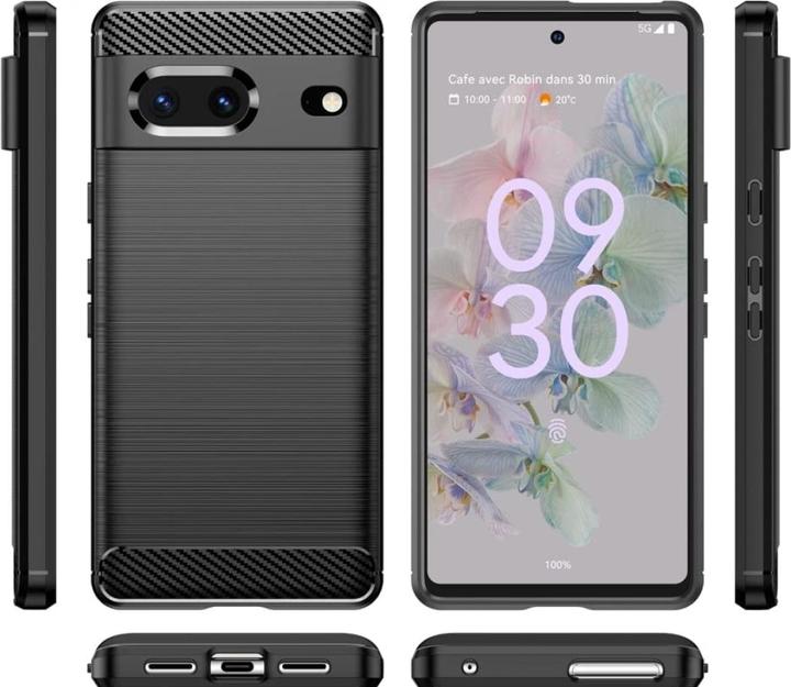 Produktbild Screenguard Carbon Brushed Soft TPU Case (Google Pixel 7)