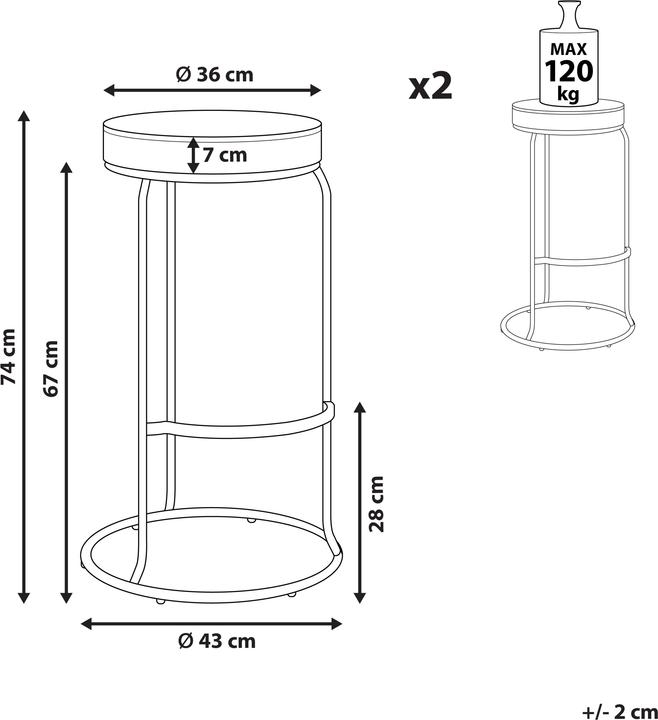 Produktbild Beliani Milroy