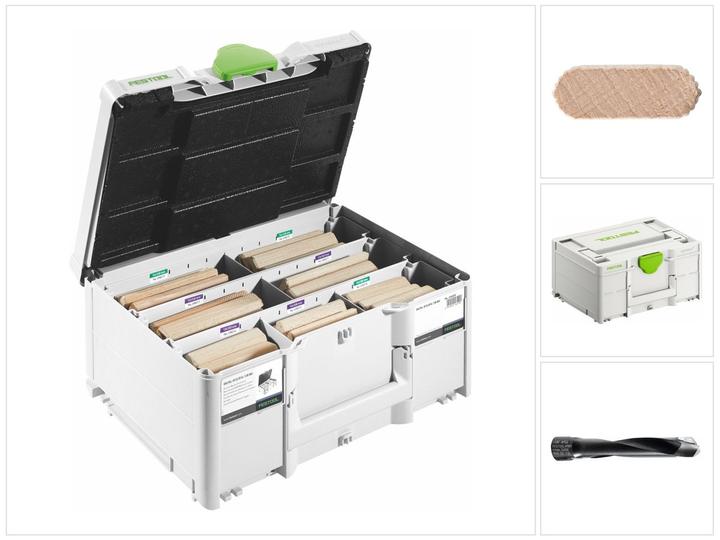 Actual product image Festool DOMINO XL Dowel Beech DS/XL D12/D14 128 BU (128 pcs.)