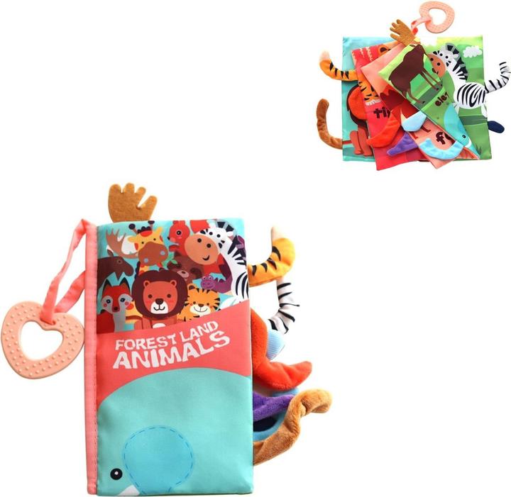 Produktbild Kikkaboo Baby Stoffbuch Beissring