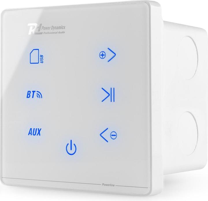 Image du produit Power Dynamics Amplificateur Pro Powerline A100W 4x 20W, Blanc