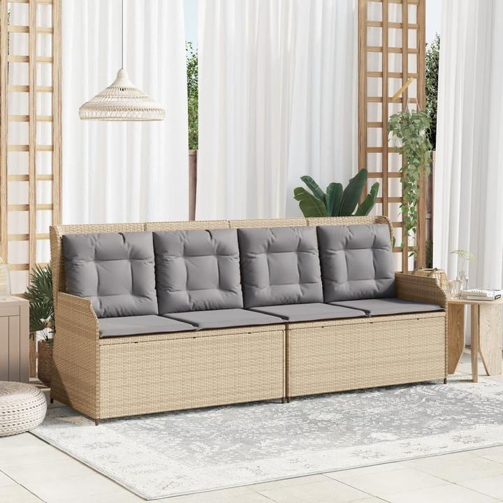 Produktbild vidaXL 10-tlg. Garten-Lounge-Set mit Kissen