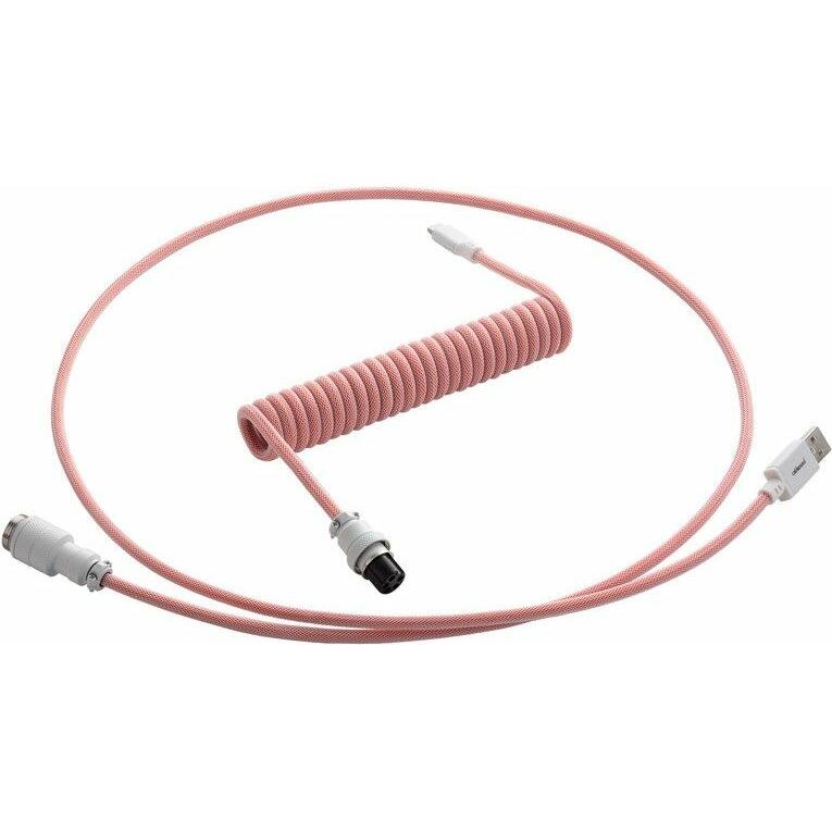 CableMod Pro Coiled Keyboard Cable USB-C zu USB Typ A, Orangesicle (1.50 m, USB 2.0), USB Kabel