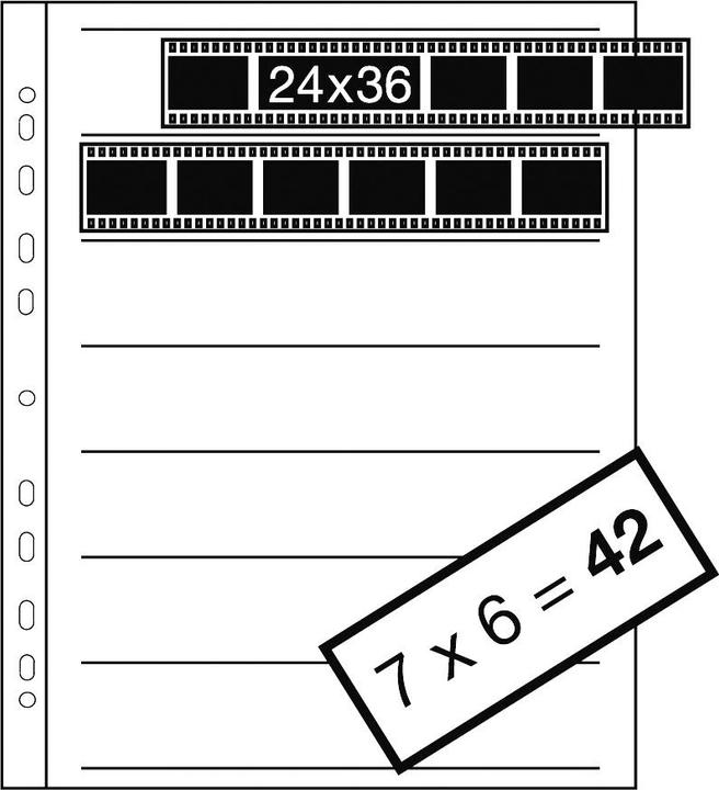 Kaiser Fototechnik negative filing sheets - 100x glassine (Case)