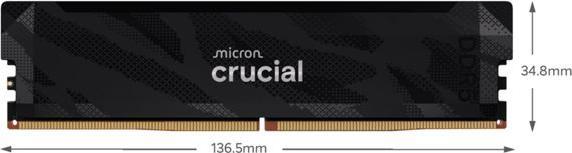 Produktbild Crucial Pro DDR5-6400 Kit 32GB 2x16GB UDIMM CL32 B Overclocking (2 x 16GB, 6400 MHz, DDR5-RAM, U-DIMM)