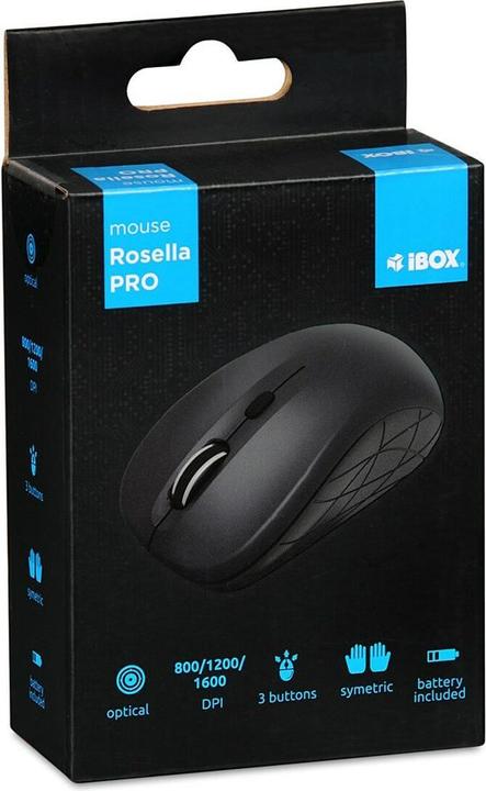 Actual product image iBox Rosella Pro Wireless Mouse Black (Wireless)