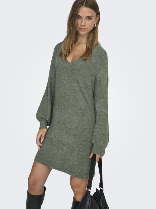 Produktbild JdY V-Ausschnitt Strickkleid (M)