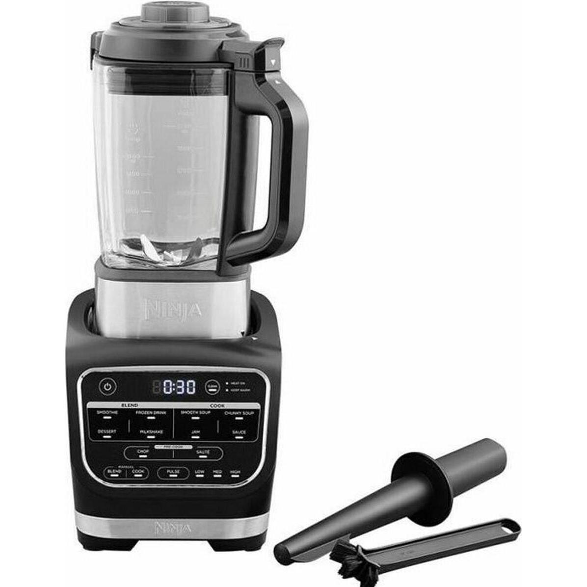 Ninja HB150EU Stand Mixer nero/vetro, Frullatore a bicchiere, Nero