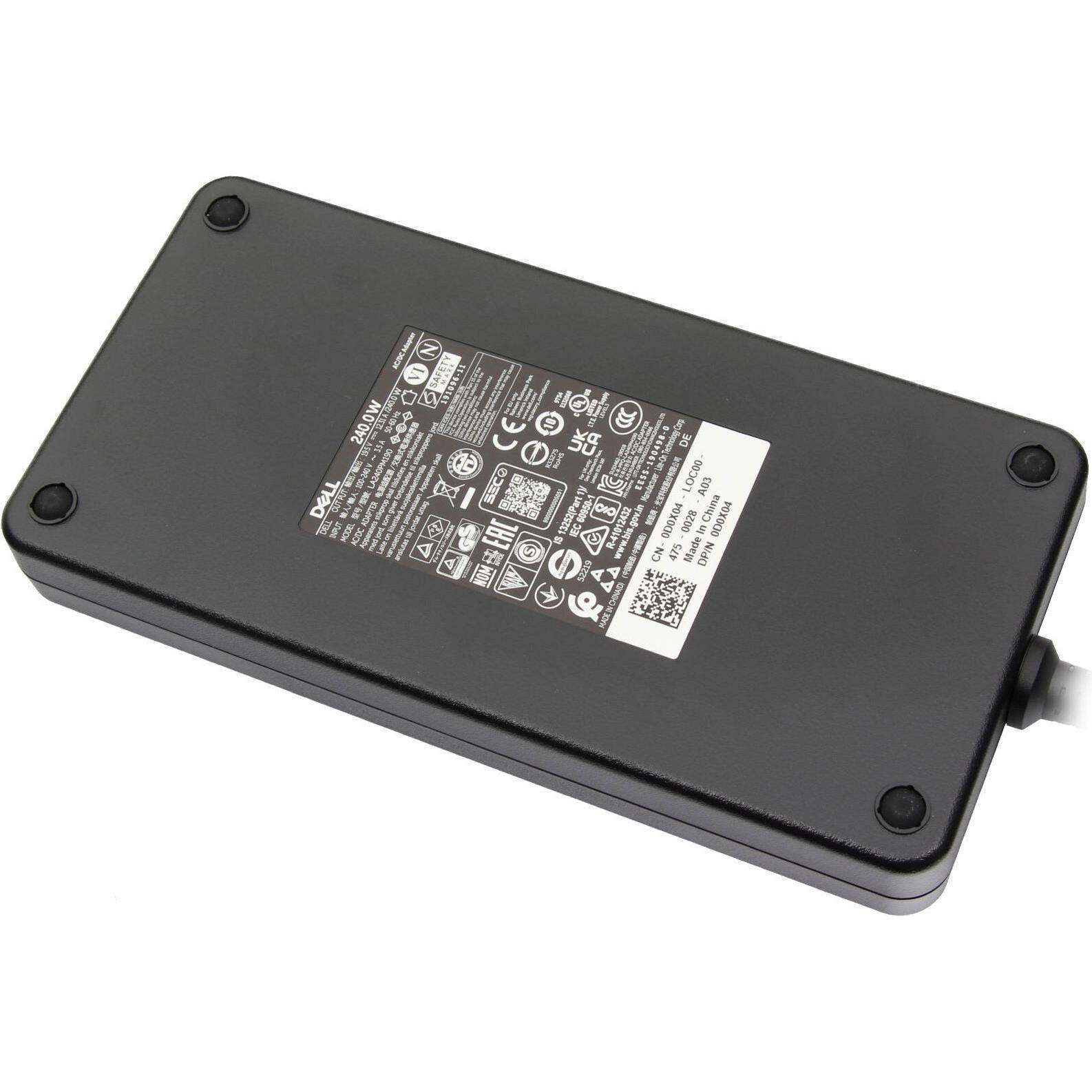 Dell 0J938H (240 W), Notebook Netzteil, Schwarz
