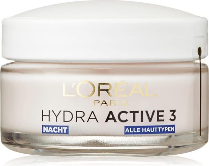 L'Oréal Paris L'Oréal, Hydra active, crème hydratante intense, 50 ml (50 ml, Crème de nuit)