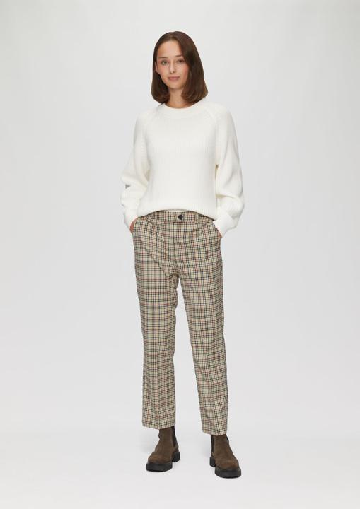 Actual product image S.Oliver Hose Verkürzte Karohose mit ausgestelltem Saum (32)