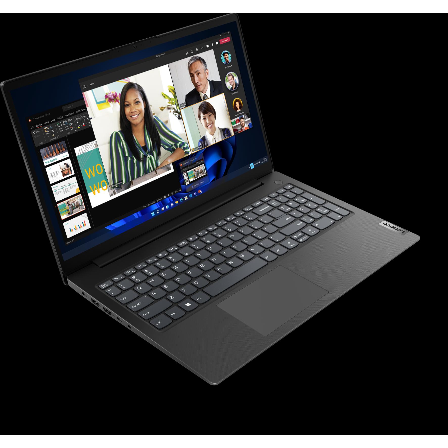 Thumbnail - Lenovo V15 G4 (15.60", AMD Ryzen 5 7520U, 16 GB, 512 GB, DE), Notebook, Schwarz