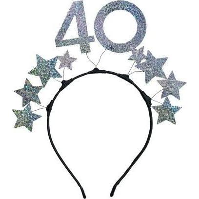 Partydeco Silberarmband mit 40 Sternen (5904555068087)