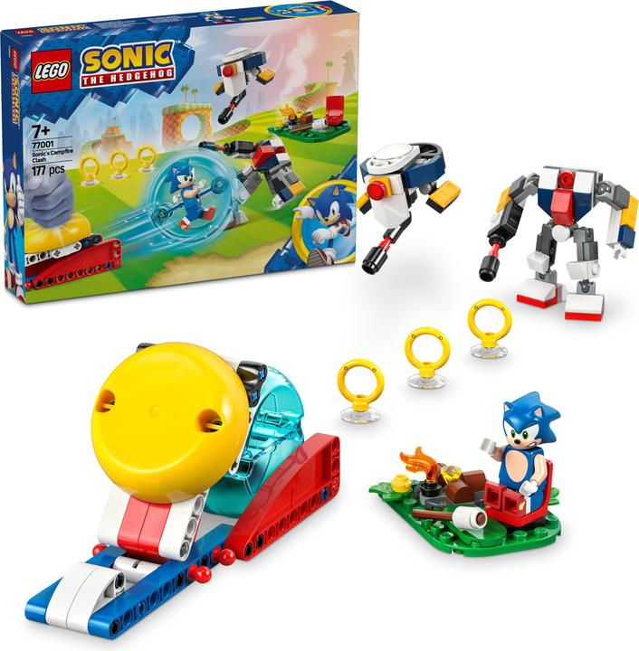 Produktbild LEGO Sonics Showdown am Lagerfeuer (77001, LEGO Sonic)