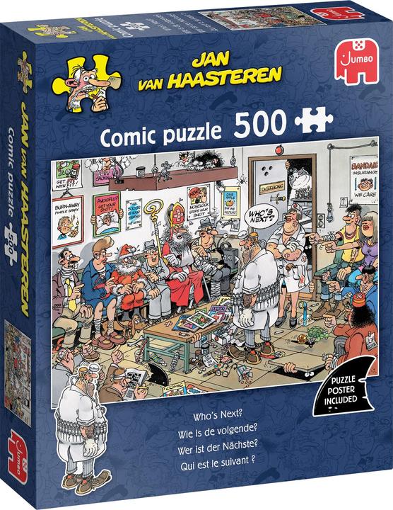 Produktbild Jumbo Jan Van Haasteren Wer Ist Der Nächste? 500 Stücke (500 Teile)