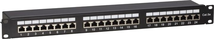 Produktbild DS-IT CAT 5e, FTP Netzwerk-Patchpanel, 19”, 24-fach.