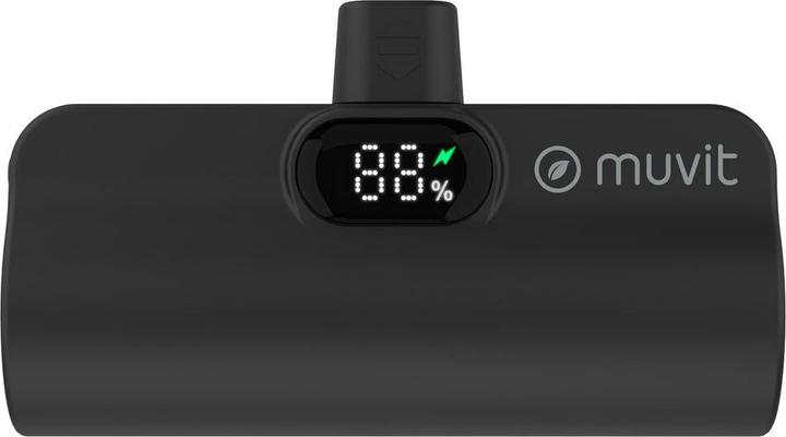 Immagine prodotto Muvit Powerbank for Change DP53D-R-PD Schwarz 5000 mAh (5000 mAh, 20 W)