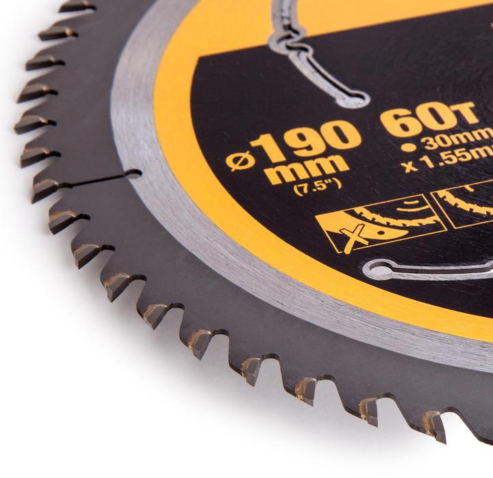 Image du produit DeWalt Xtreme Runtime 190mm x 30mm 60T CSB