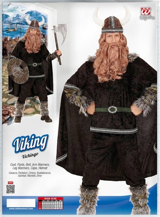 Actual product image Widmann Viking costume (M, L, XL, XXL, 3XL)