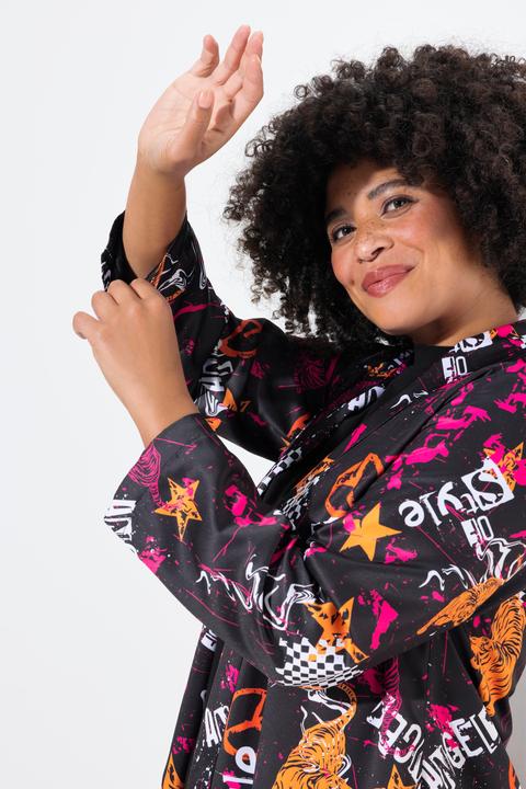 Produktbild Angel of Style Kaftan, oversized, Alloverdruck, Satinfutter (48)