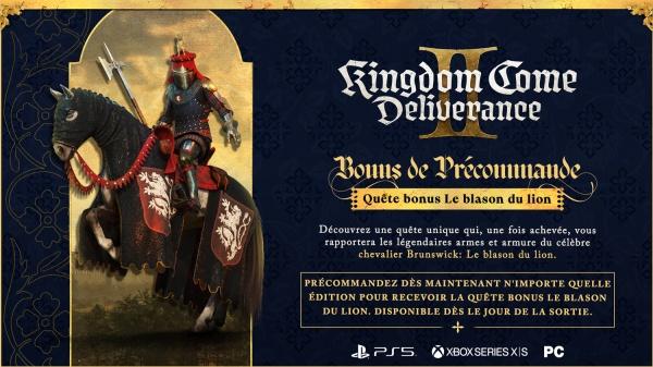 Image du produit Deep Silver Kingdom Come Deliverance II Édition Day One (PS5, FR)