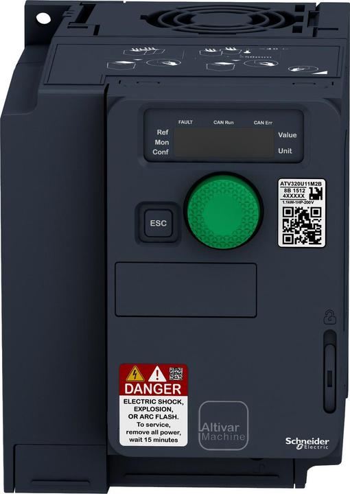 Produktbild Schneider Electric ATV320 1,1KW 200V 1PH COMPACT VSD