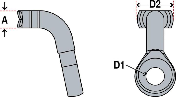 Immagine prodotto Blue Wave T-Terminal mit Oese