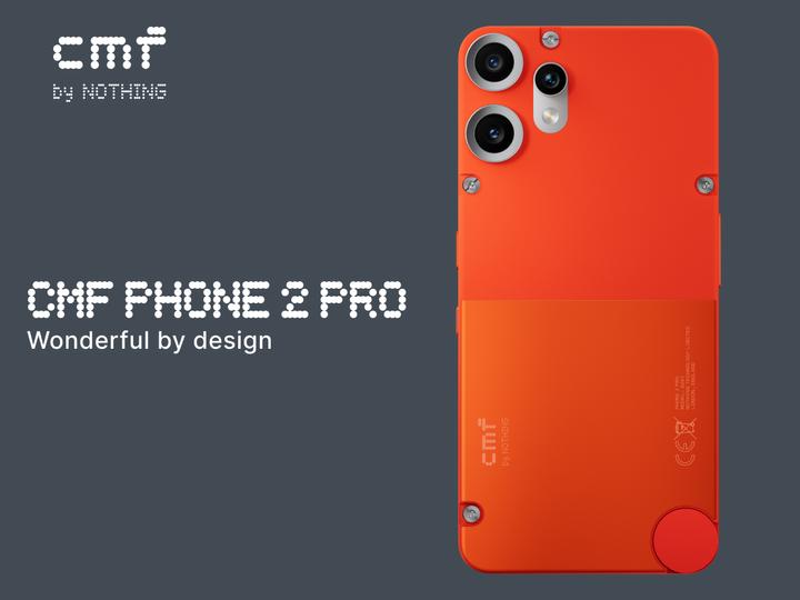 Image du produit CMF Phone 2 Pro (128 Go, Orange, 6.77", Double SIM, 50 Mpx, 5G)