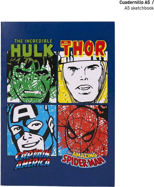 Image du produit Set de papeterie The Avengers Bleu
