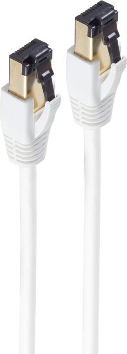 Actual product image Shiverpeaks BASIC-S patch cable, Cat. 8, F/FTP, 1.5 m, white RJ45 plug (F/FTP, CAT8.1, 1.50 m)