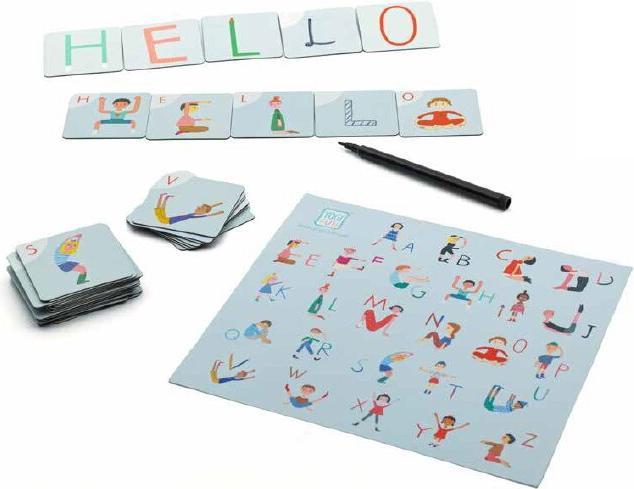 Produktbild Yogi Fun Yoga ABC Magnete (Deutsch, Französisch, Italienisch, Englisch)