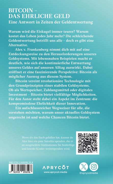 Actual product image Bitcoin - Das ehrliche Geld (German, Alex von Frankenberg, 2025)